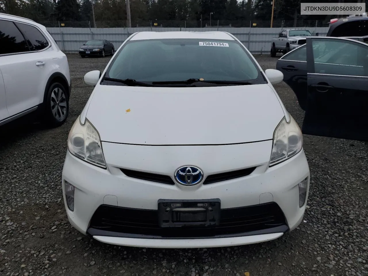 2013 Toyota Prius VIN: JTDKN3DU9D5608309 Lot: 75041794