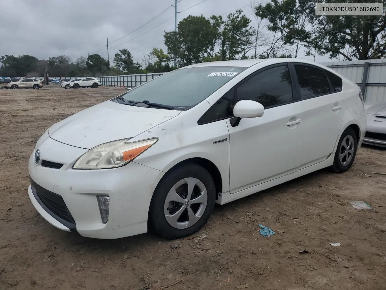 2013 Toyota Prius VIN: JTDKN3DU5D1682690 Lot: 75063594