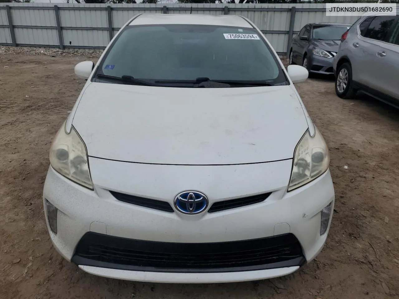 2013 Toyota Prius VIN: JTDKN3DU5D1682690 Lot: 75063594