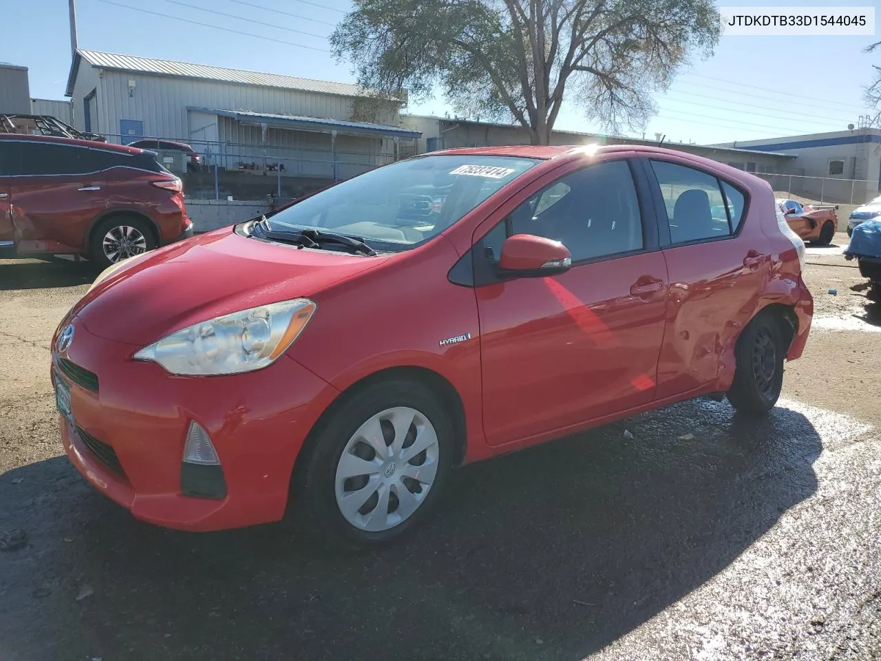 2013 Toyota Prius C VIN: JTDKDTB33D1544045 Lot: 75237414