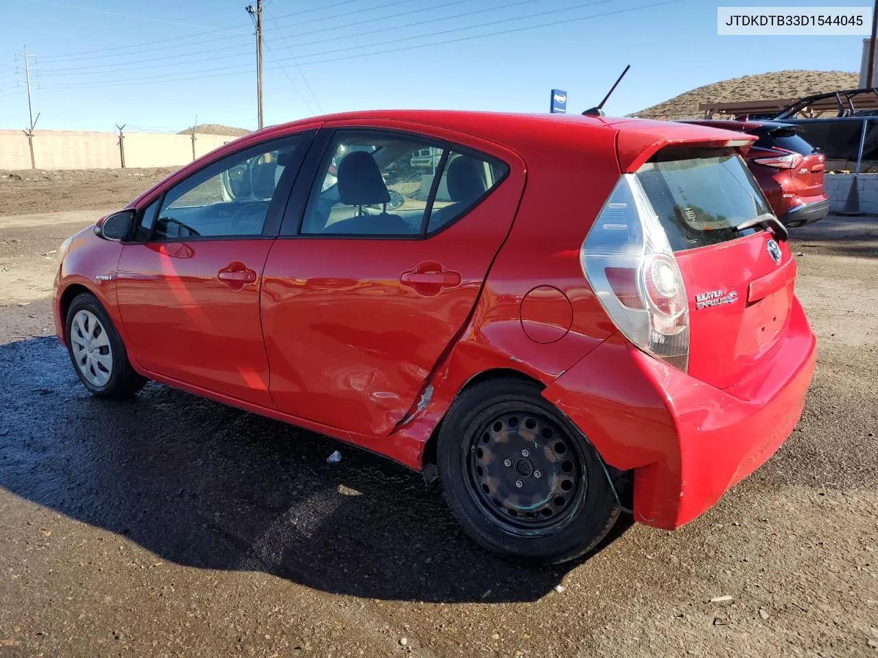 2013 Toyota Prius C VIN: JTDKDTB33D1544045 Lot: 75237414