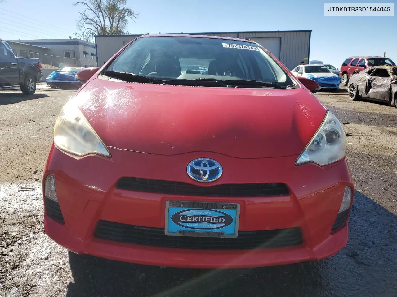 2013 Toyota Prius C VIN: JTDKDTB33D1544045 Lot: 75237414