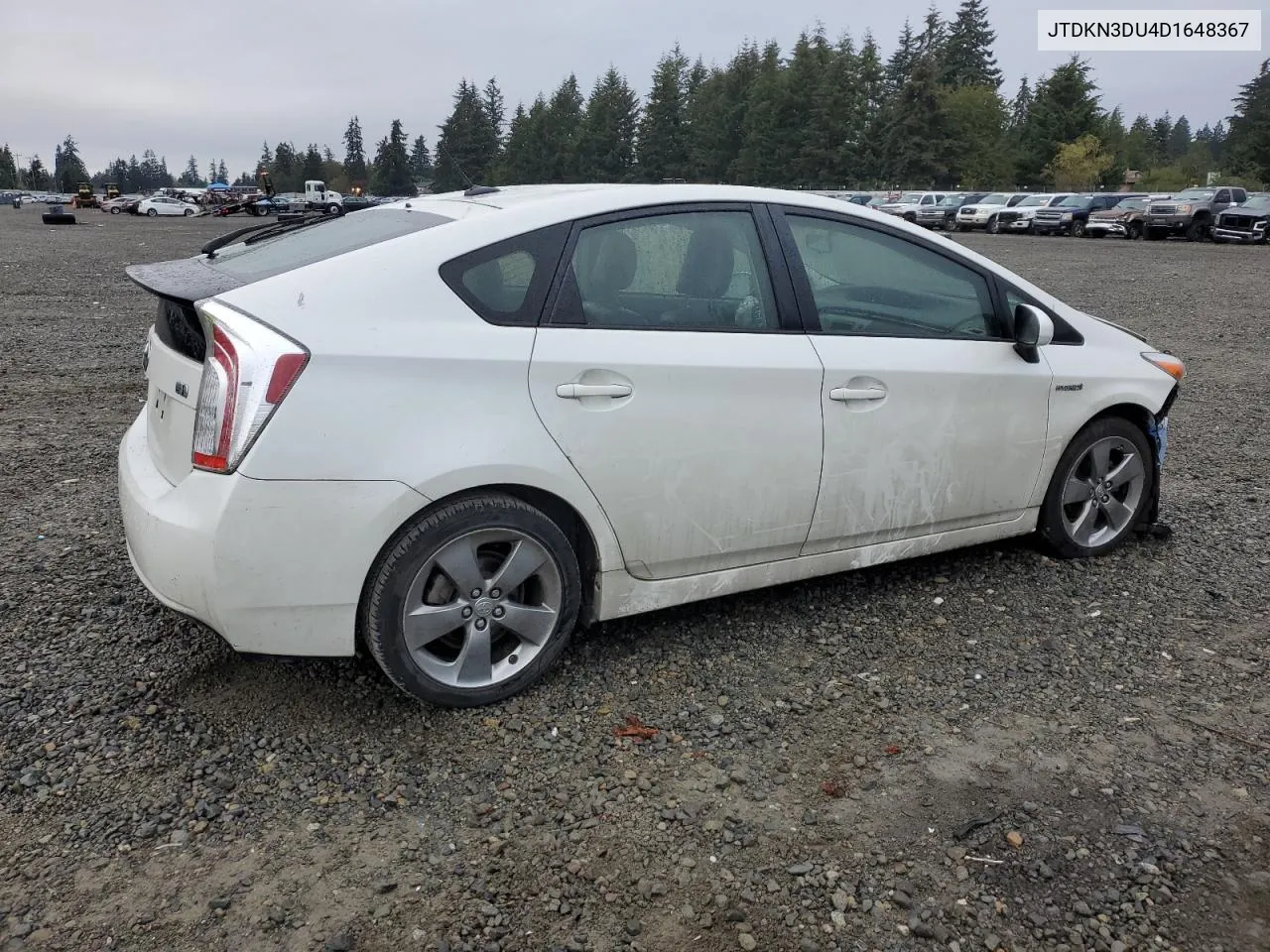 2013 Toyota Prius VIN: JTDKN3DU4D1648367 Lot: 75286564