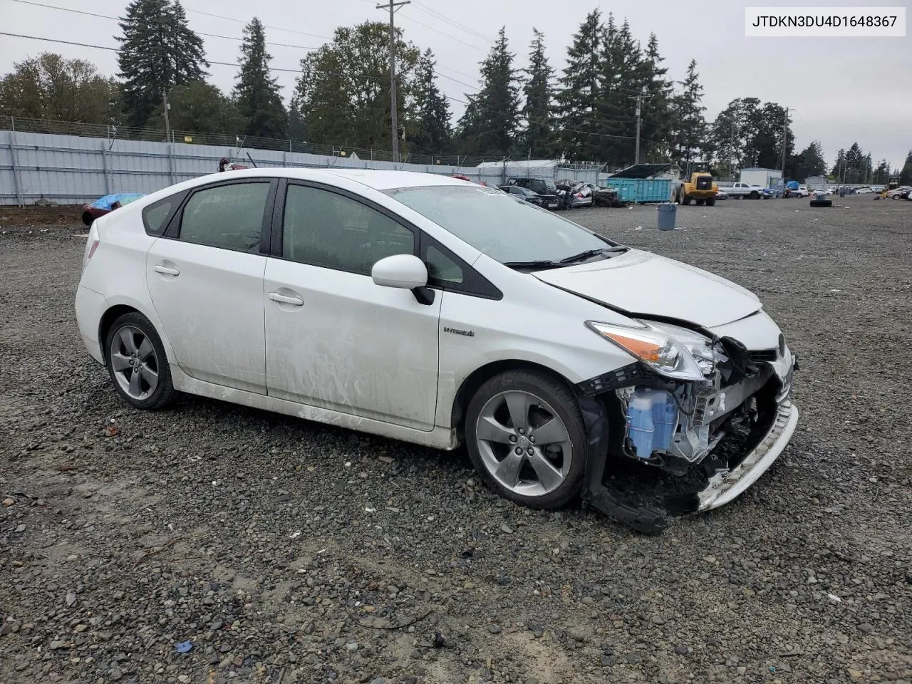 2013 Toyota Prius VIN: JTDKN3DU4D1648367 Lot: 75286564