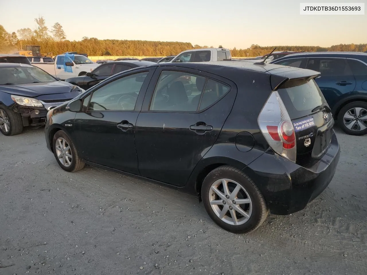 2013 Toyota Prius C VIN: JTDKDTB36D1553693 Lot: 75303594