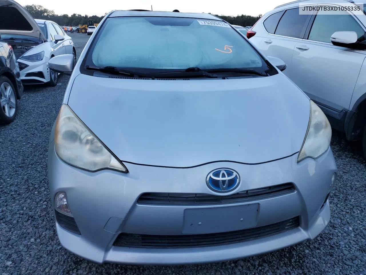 2013 Toyota Prius C VIN: JTDKDTB3XD1055335 Lot: 75399474