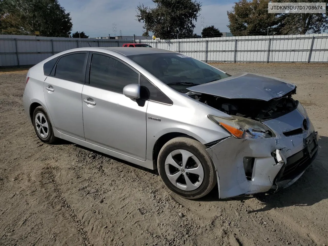 2013 Toyota Prius VIN: JTDKN3DU7D1708674 Lot: 75496124