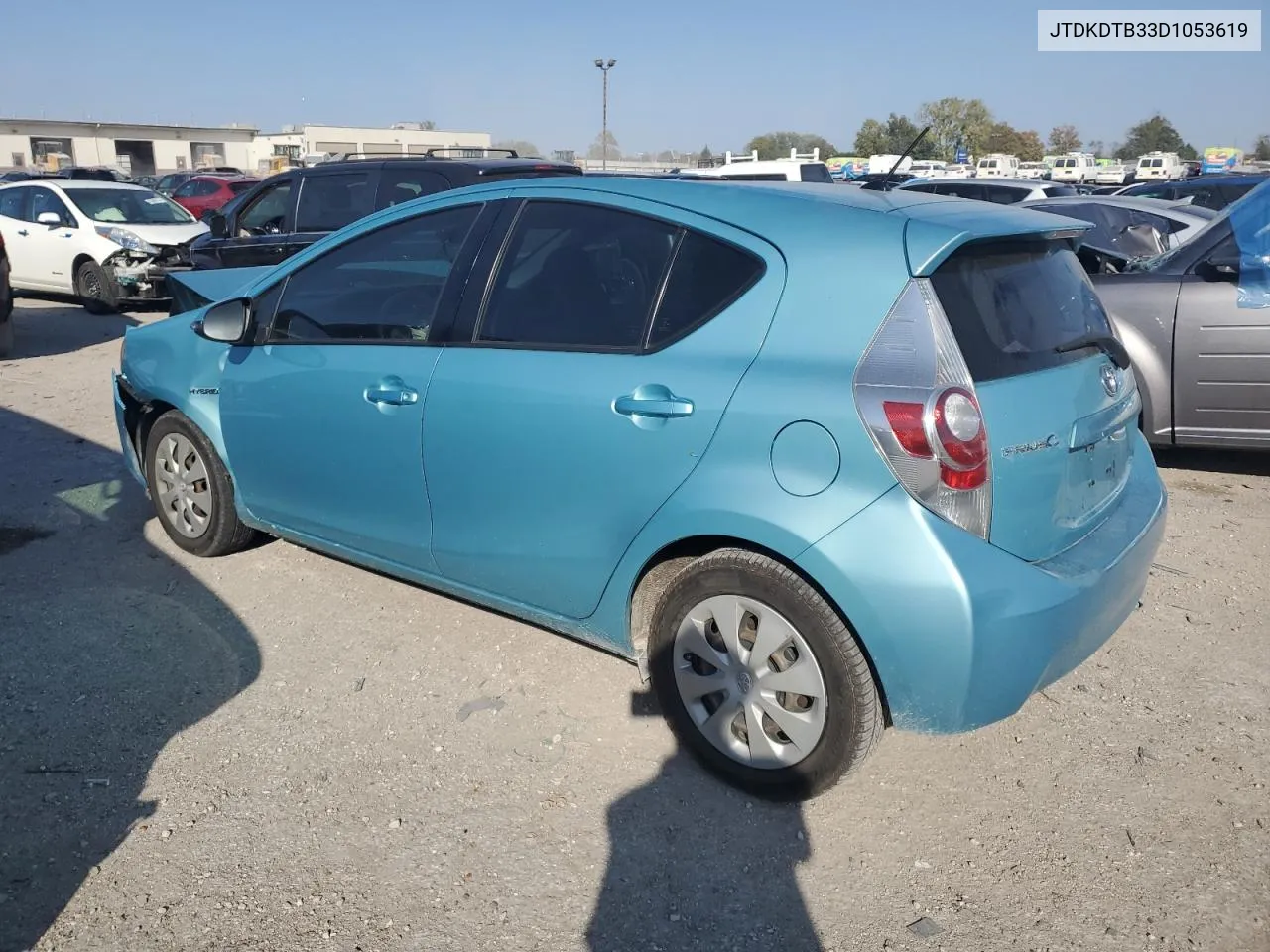 2013 Toyota Prius C VIN: JTDKDTB33D1053619 Lot: 75609784