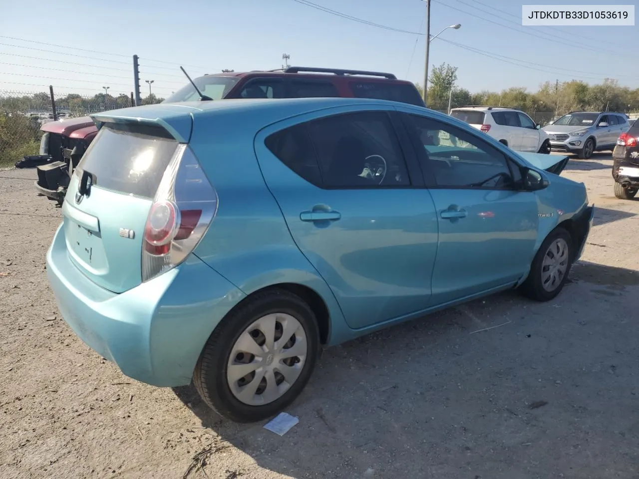 2013 Toyota Prius C VIN: JTDKDTB33D1053619 Lot: 75609784