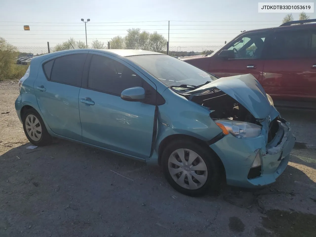 2013 Toyota Prius C VIN: JTDKDTB33D1053619 Lot: 75609784