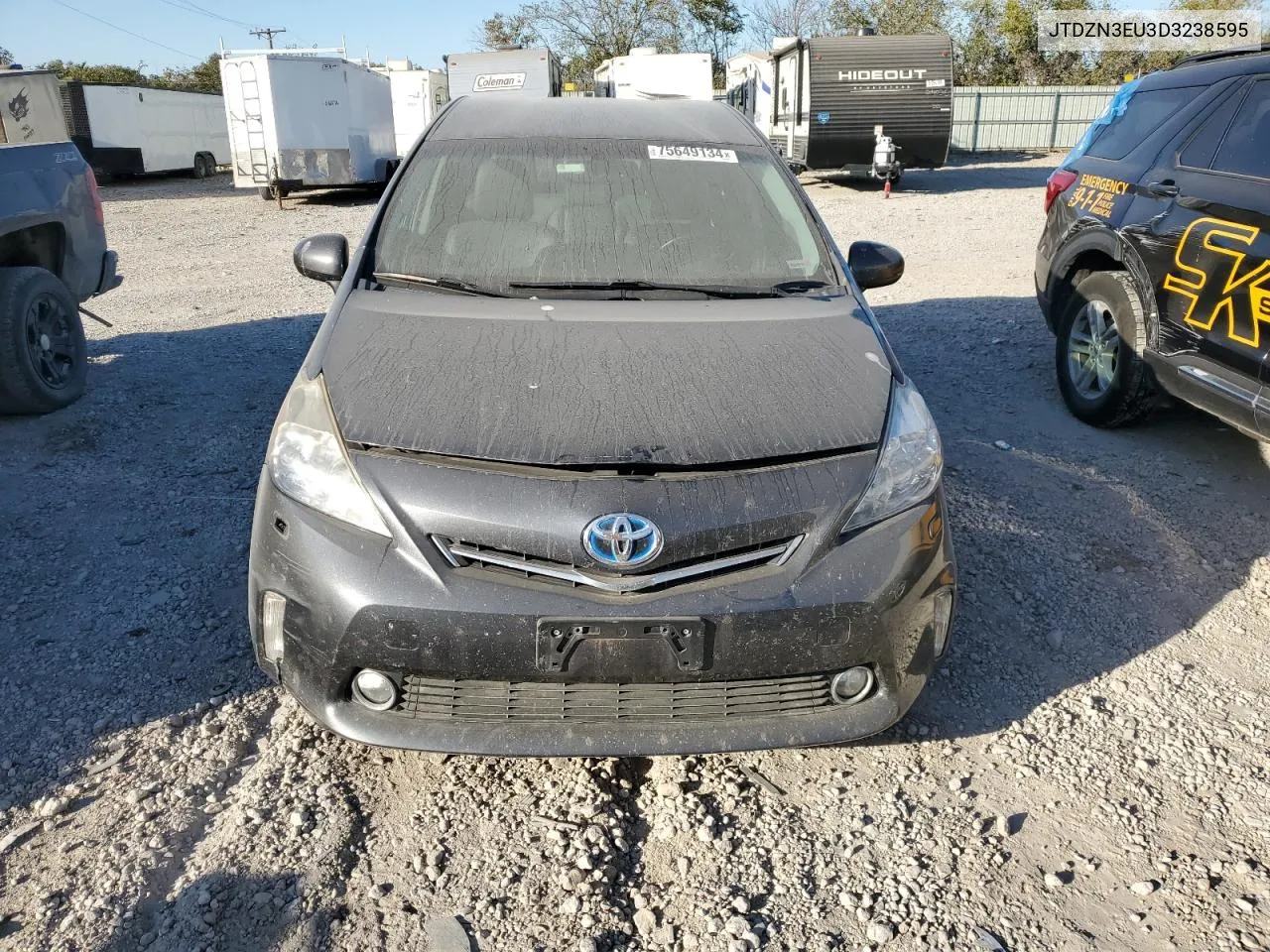 2013 Toyota Prius V VIN: JTDZN3EU3D3238595 Lot: 75649134