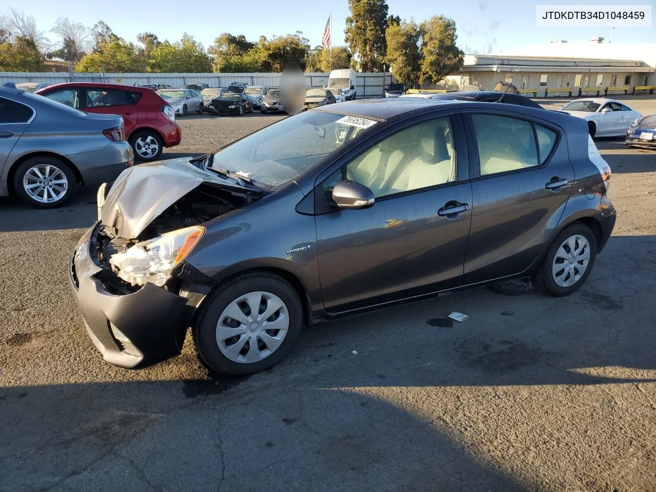 2013 Toyota Prius C VIN: JTDKDTB34D1048459 Lot: 75695284