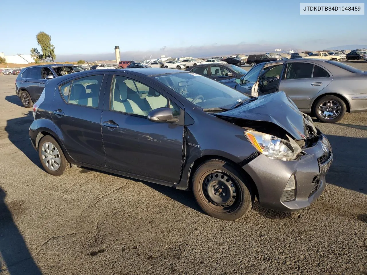 2013 Toyota Prius C VIN: JTDKDTB34D1048459 Lot: 75695284