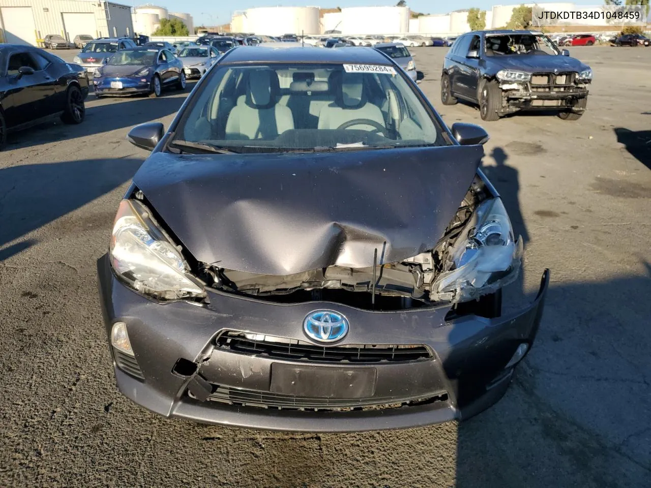 2013 Toyota Prius C VIN: JTDKDTB34D1048459 Lot: 75695284