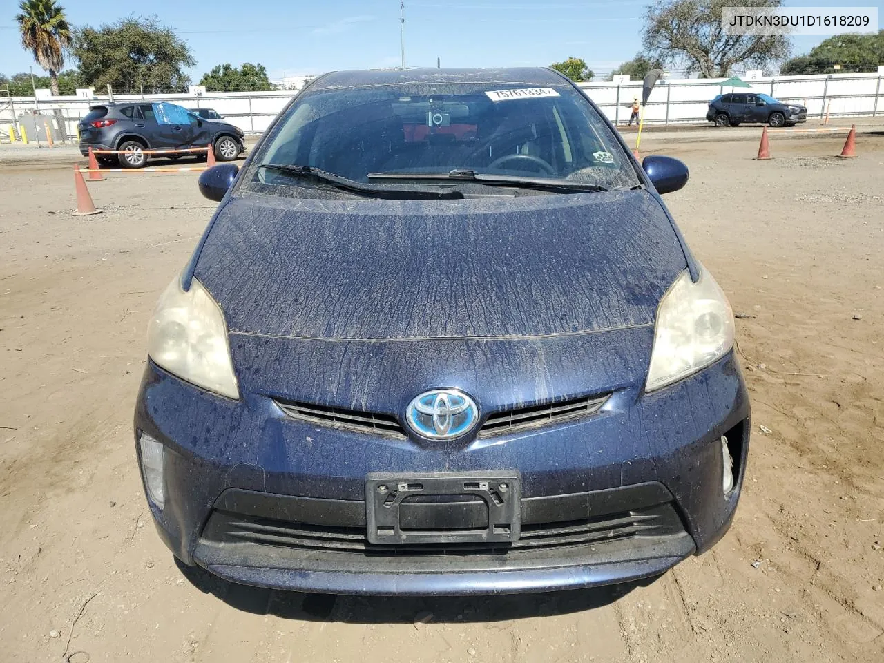 2013 Toyota Prius VIN: JTDKN3DU1D1618209 Lot: 75761334