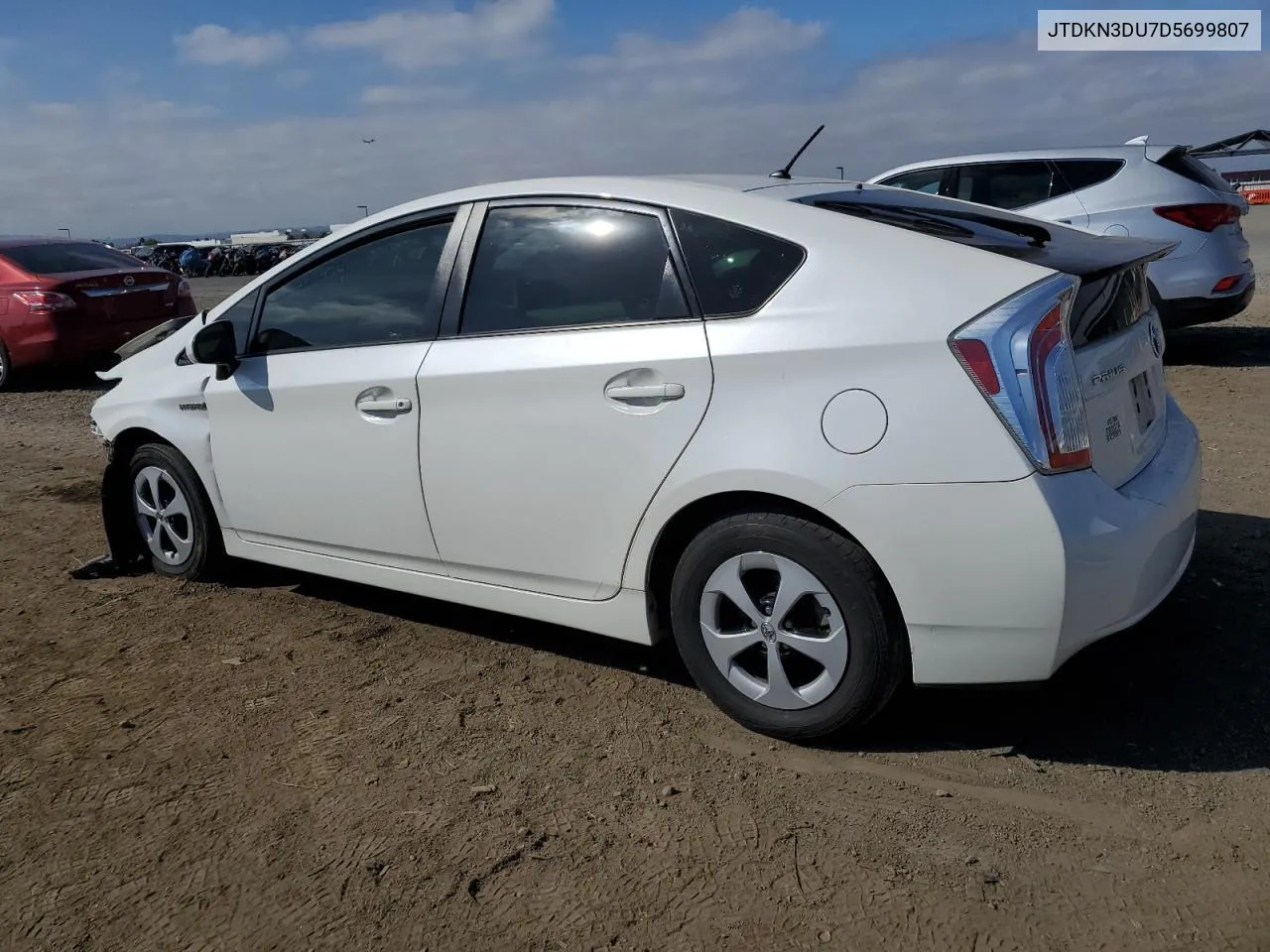 JTDKN3DU7D5699807 2013 Toyota Prius