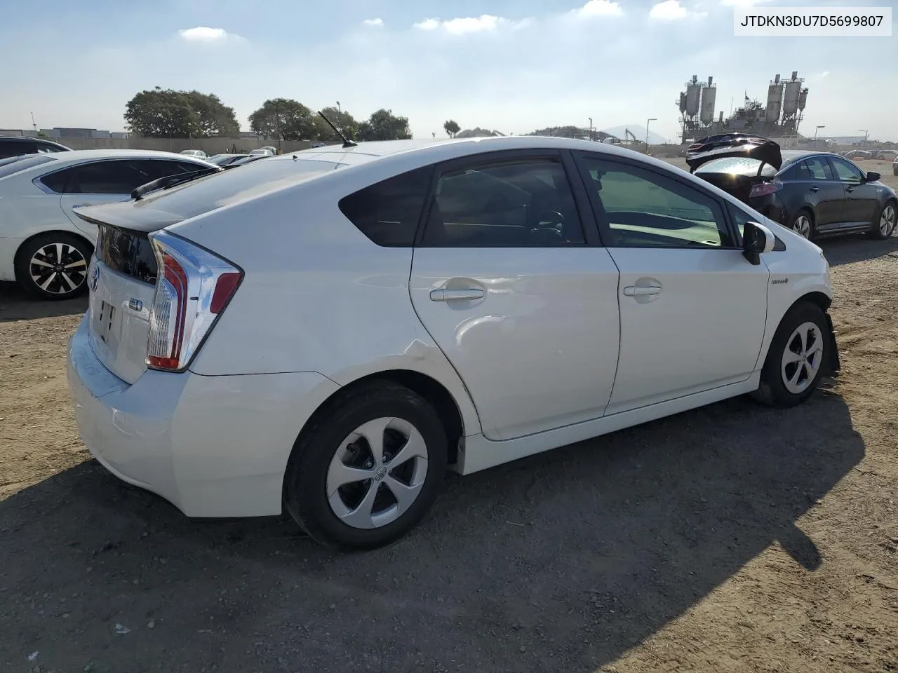 JTDKN3DU7D5699807 2013 Toyota Prius