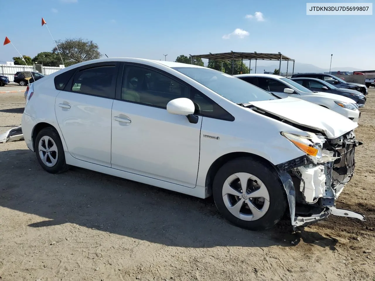 JTDKN3DU7D5699807 2013 Toyota Prius