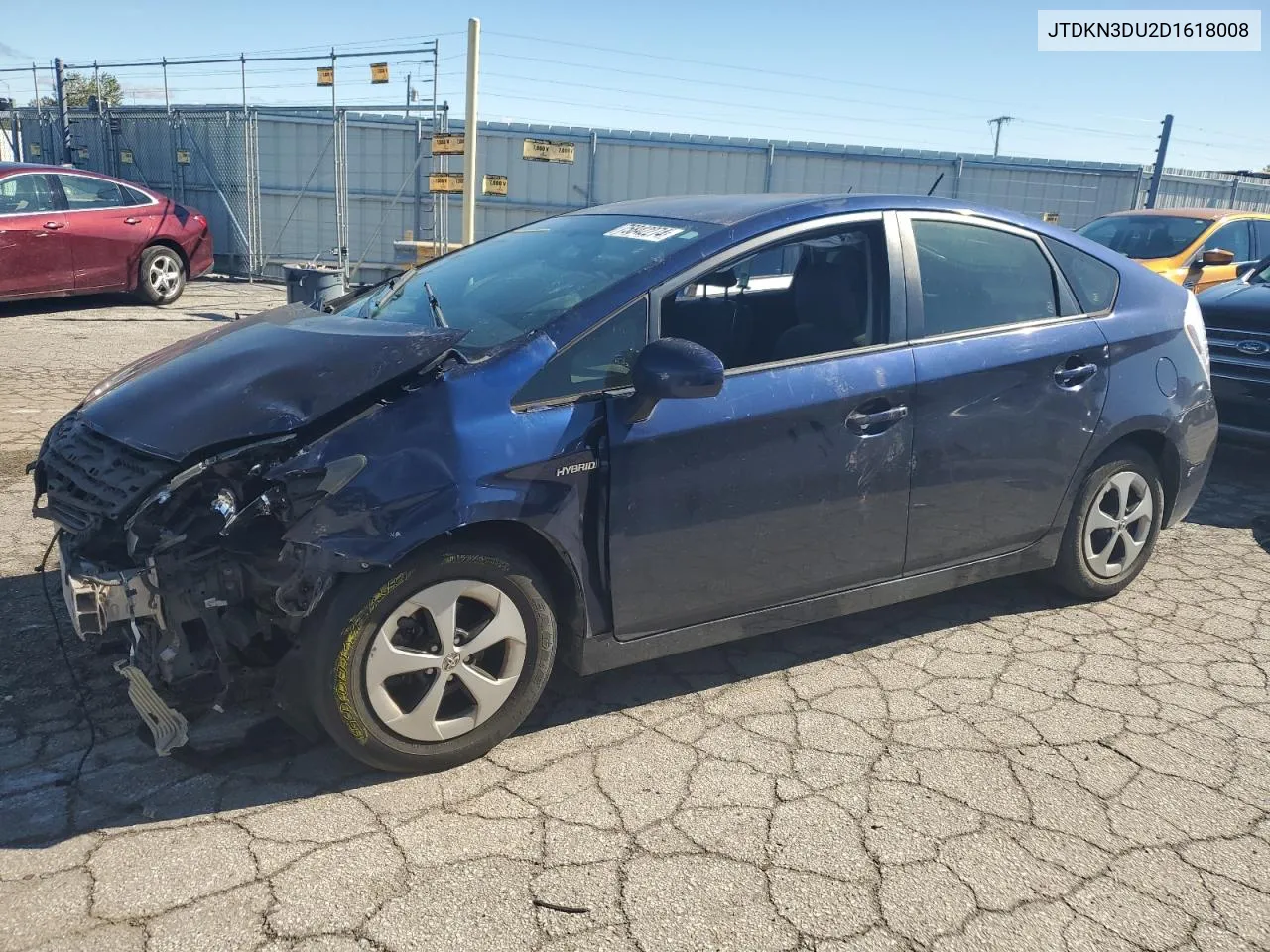 2013 Toyota Prius VIN: JTDKN3DU2D1618008 Lot: 75842274