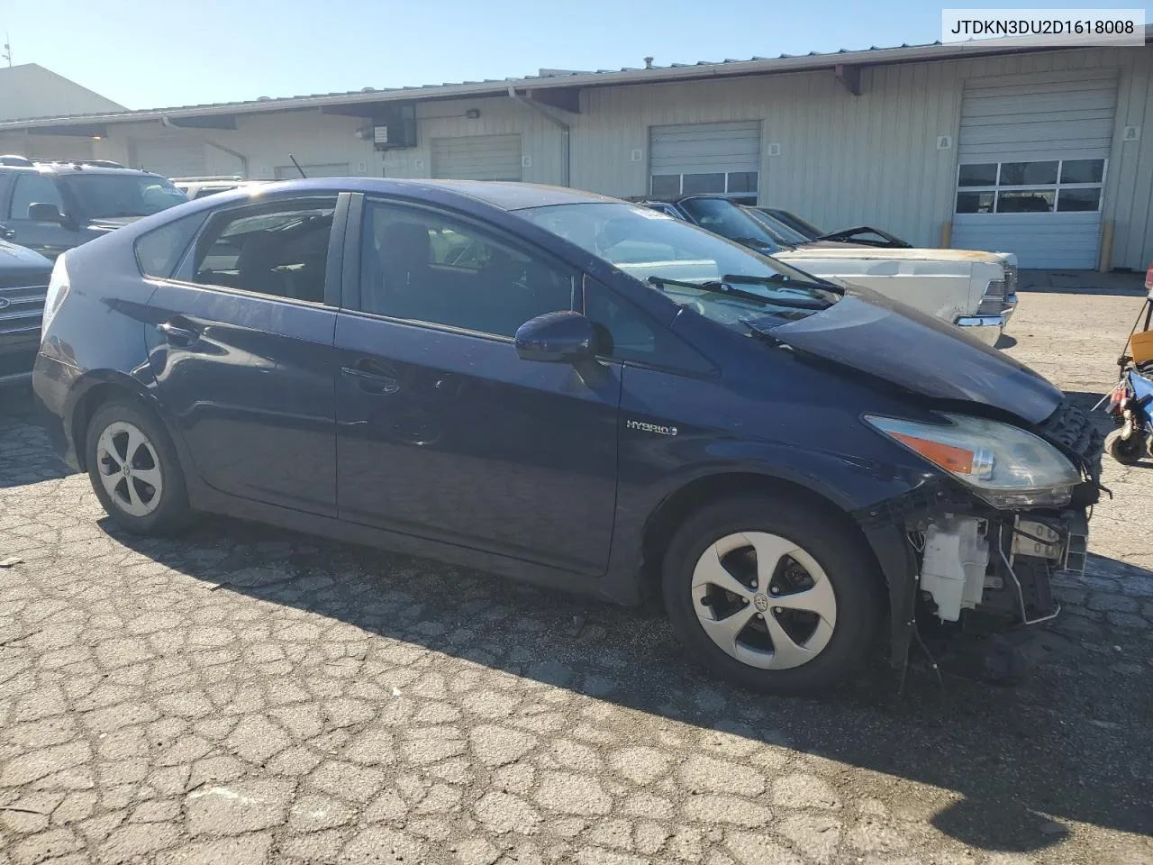 2013 Toyota Prius VIN: JTDKN3DU2D1618008 Lot: 75842274