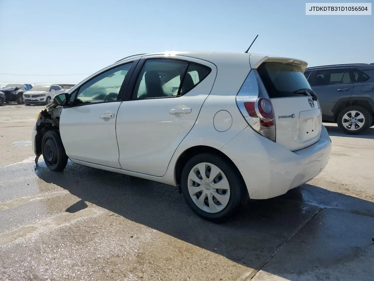 2013 Toyota Prius C VIN: JTDKDTB31D1056504 Lot: 75843674