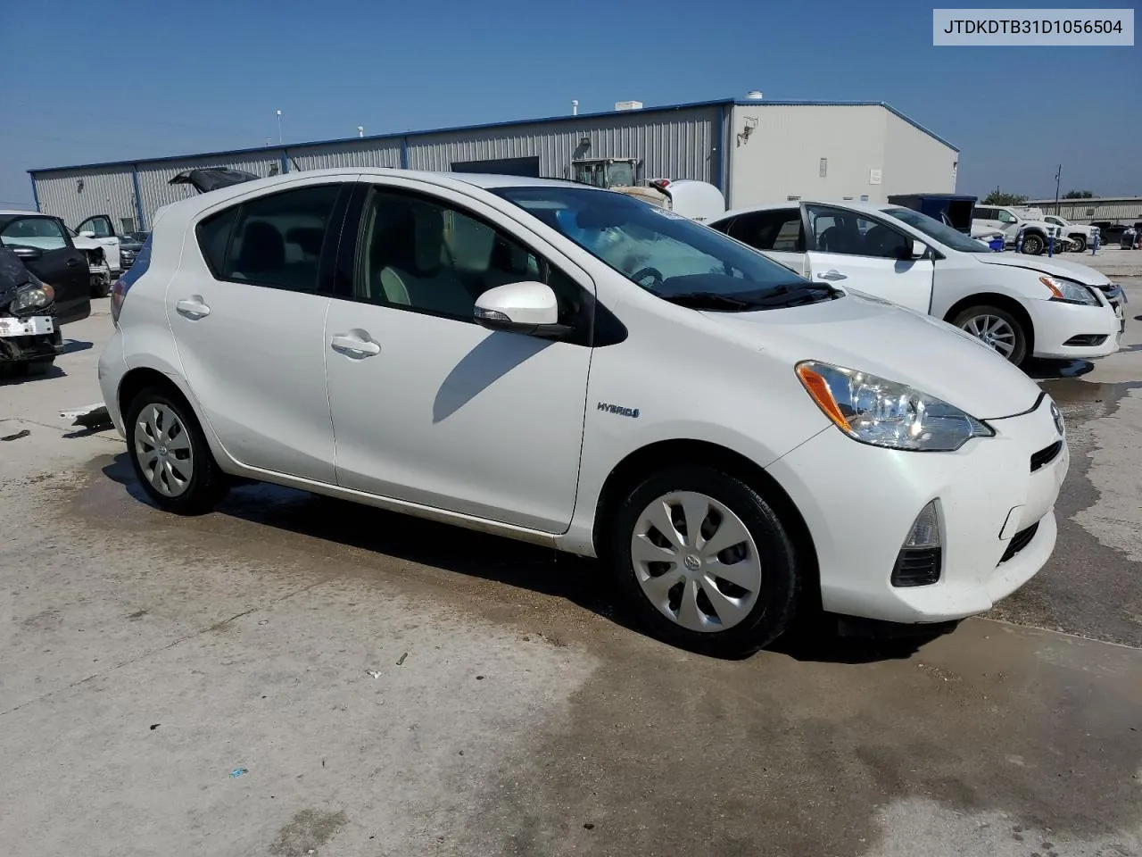 2013 Toyota Prius C VIN: JTDKDTB31D1056504 Lot: 75843674