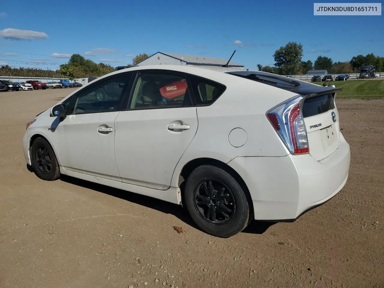 2013 Toyota Prius VIN: JTDKN3DU8D1651711 Lot: 75856614