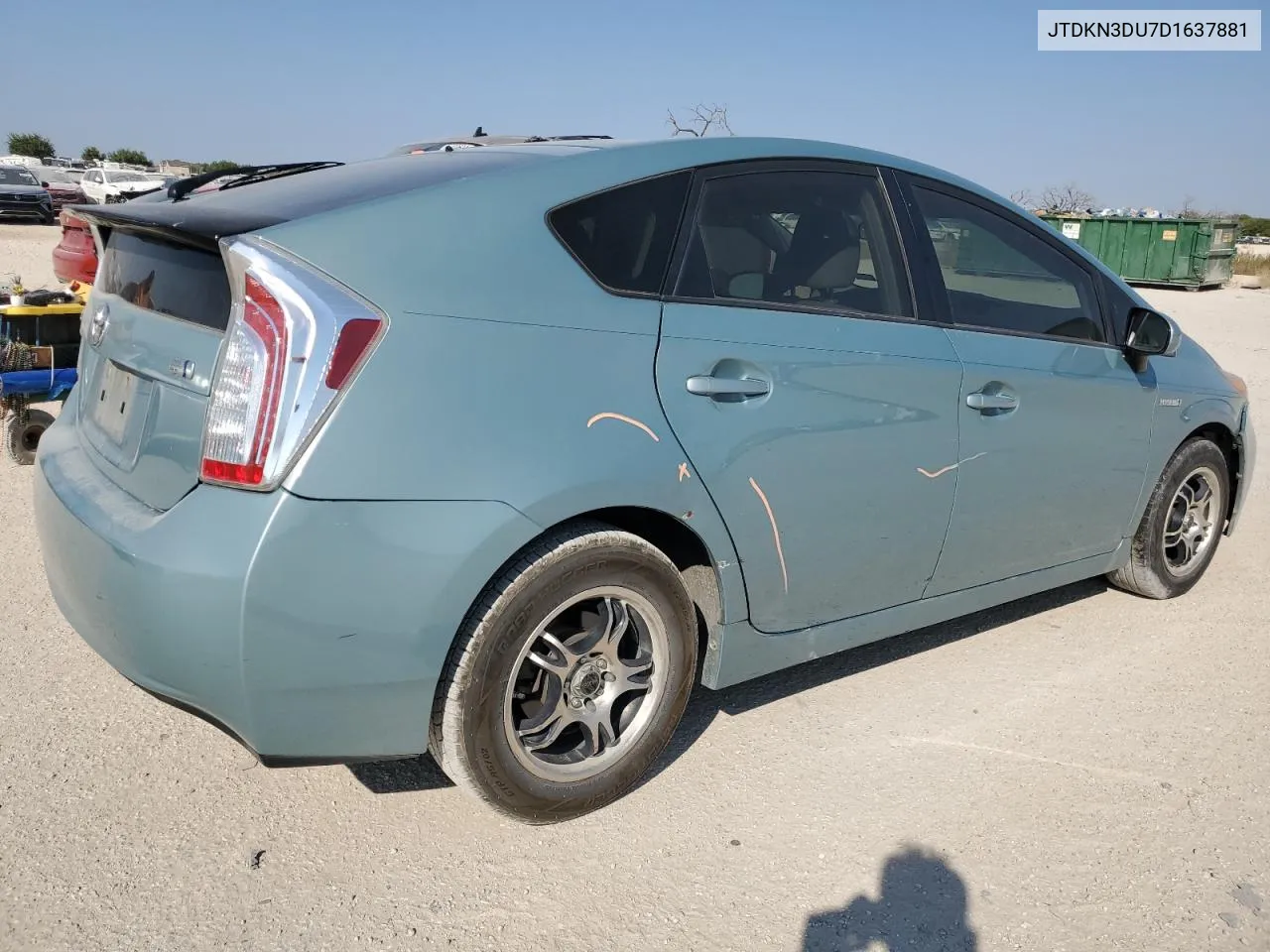 2013 Toyota Prius VIN: JTDKN3DU7D1637881 Lot: 75863084