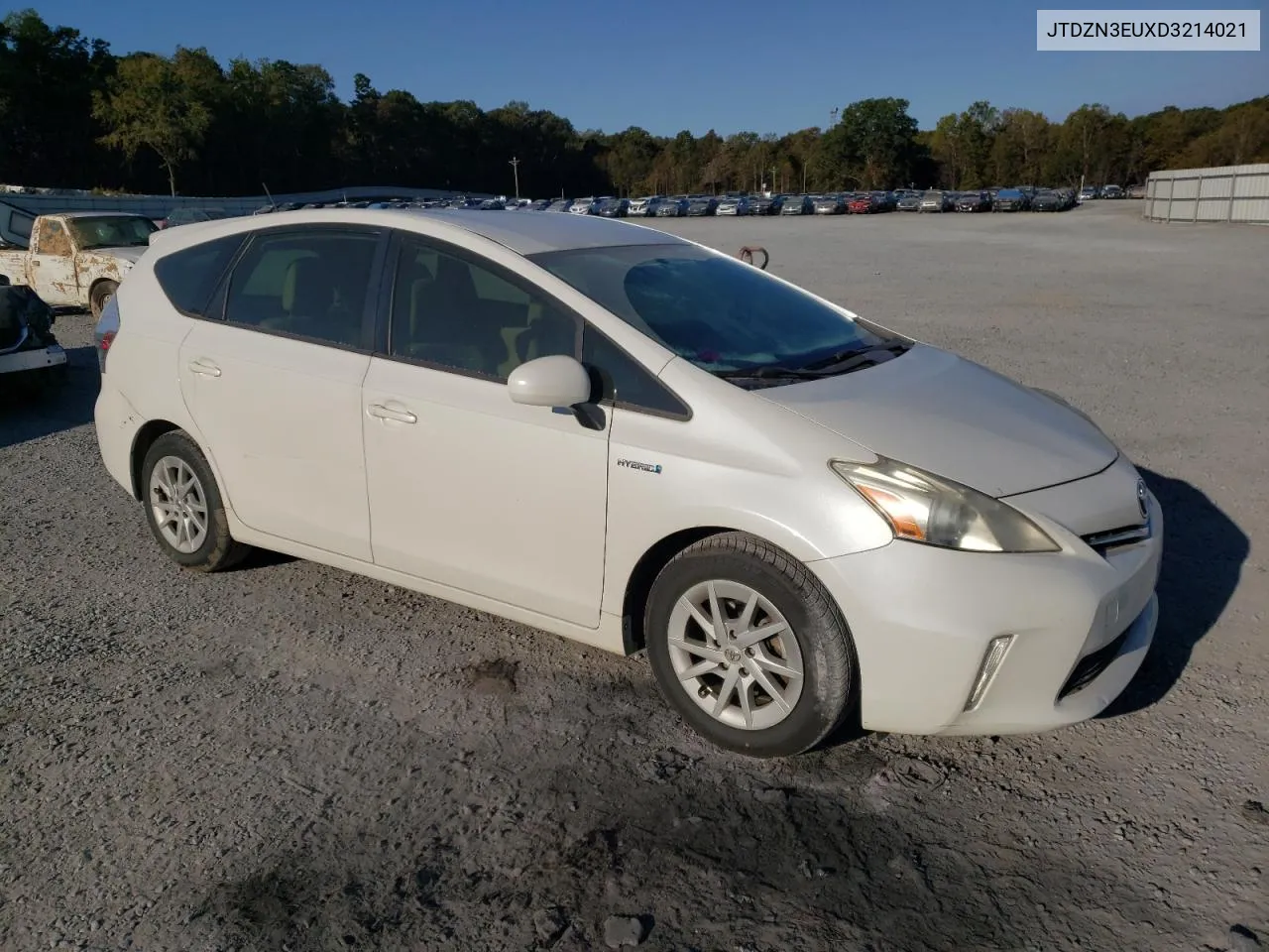 2013 Toyota Prius V VIN: JTDZN3EUXD3214021 Lot: 75877954