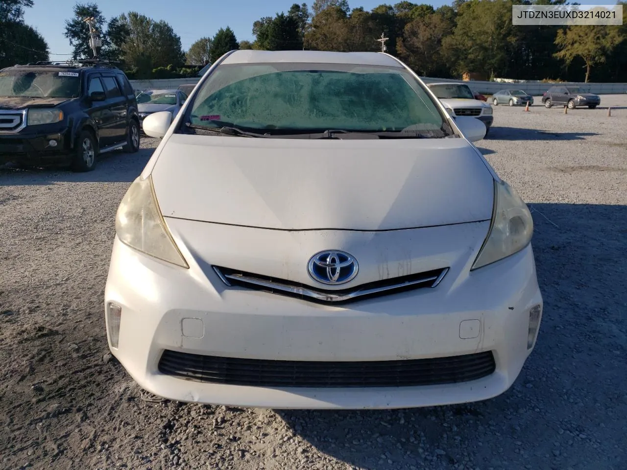 2013 Toyota Prius V VIN: JTDZN3EUXD3214021 Lot: 75877954