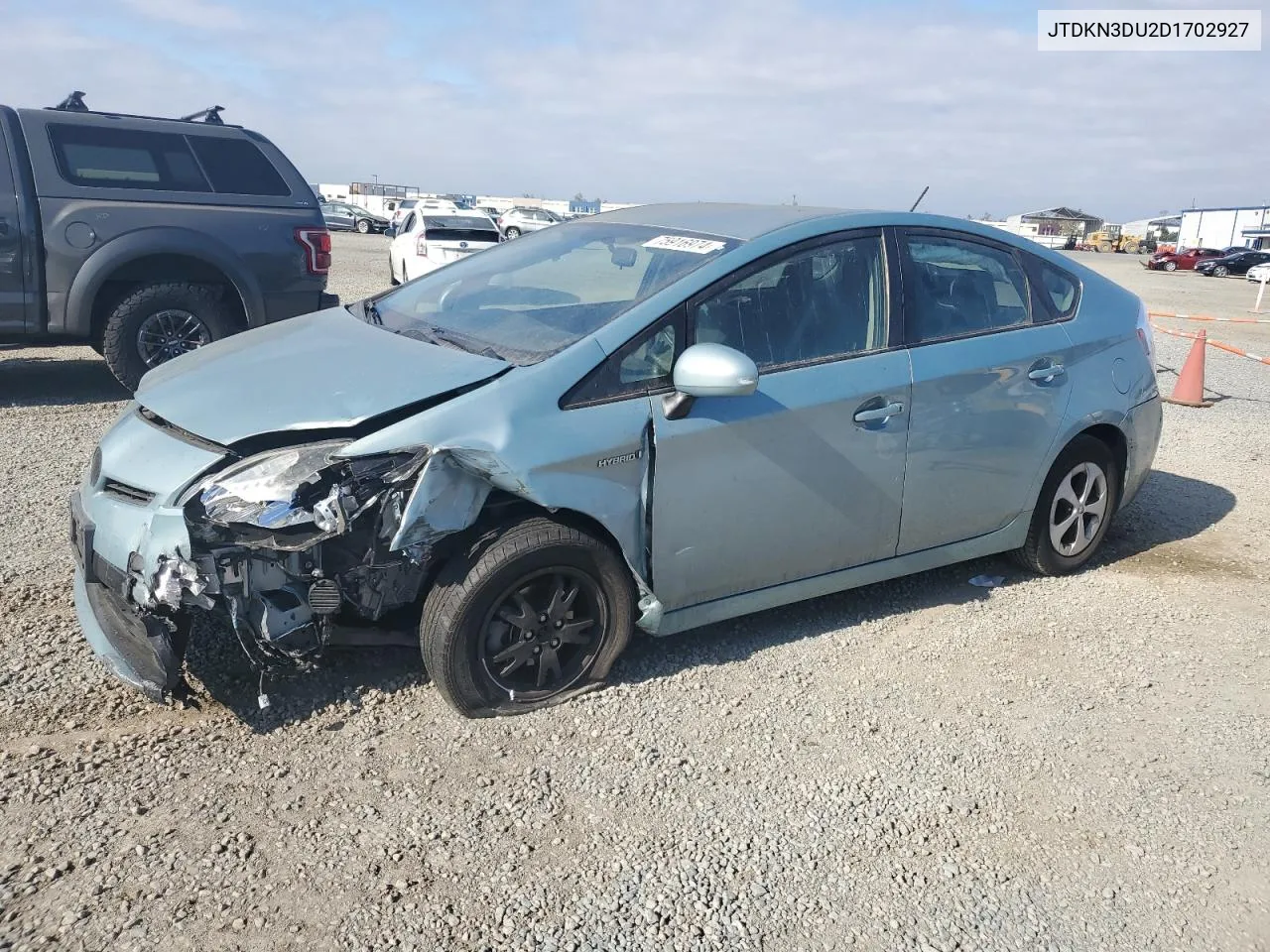 JTDKN3DU2D1702927 2013 Toyota Prius