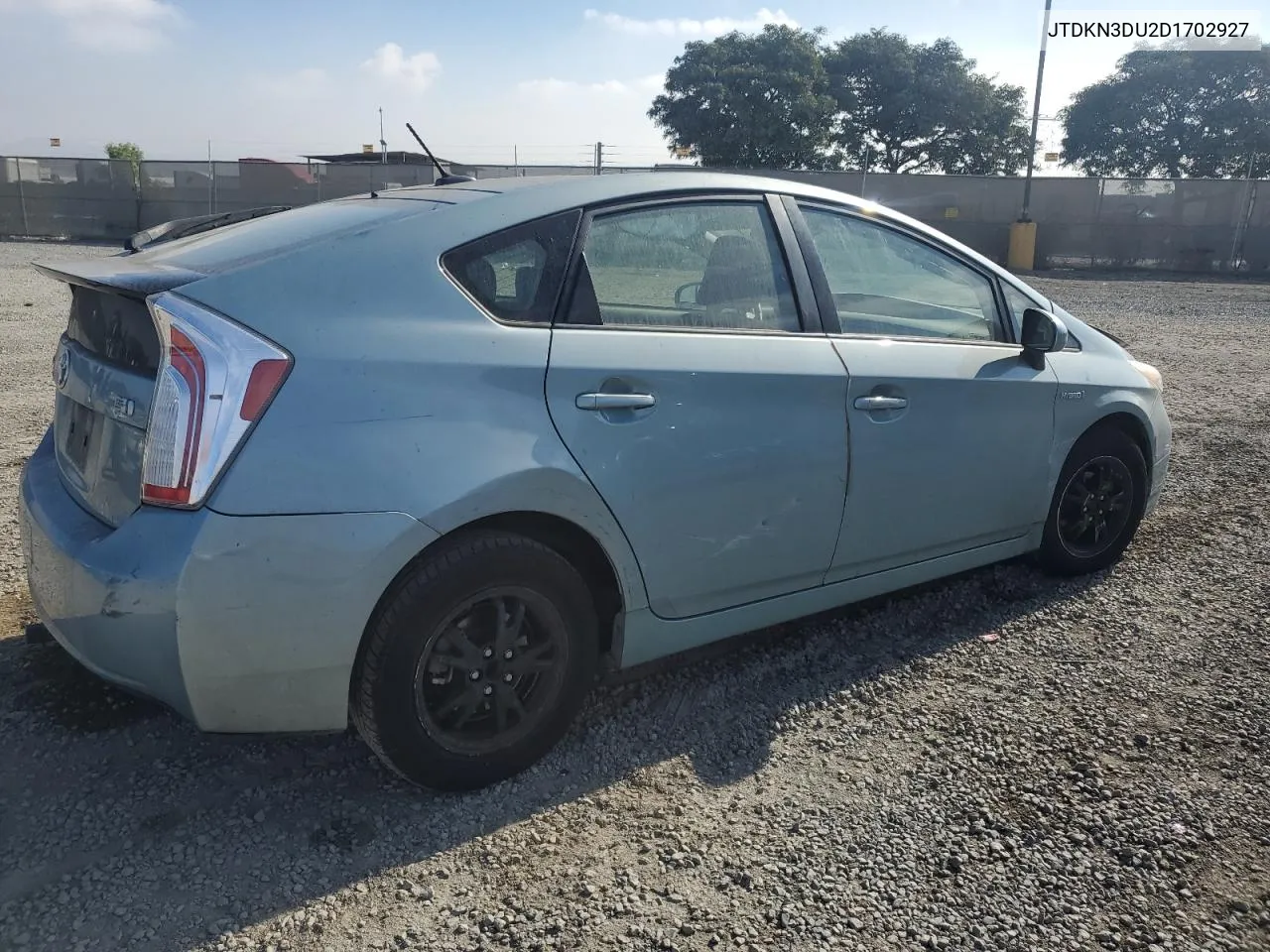 2013 Toyota Prius VIN: JTDKN3DU2D1702927 Lot: 75916974