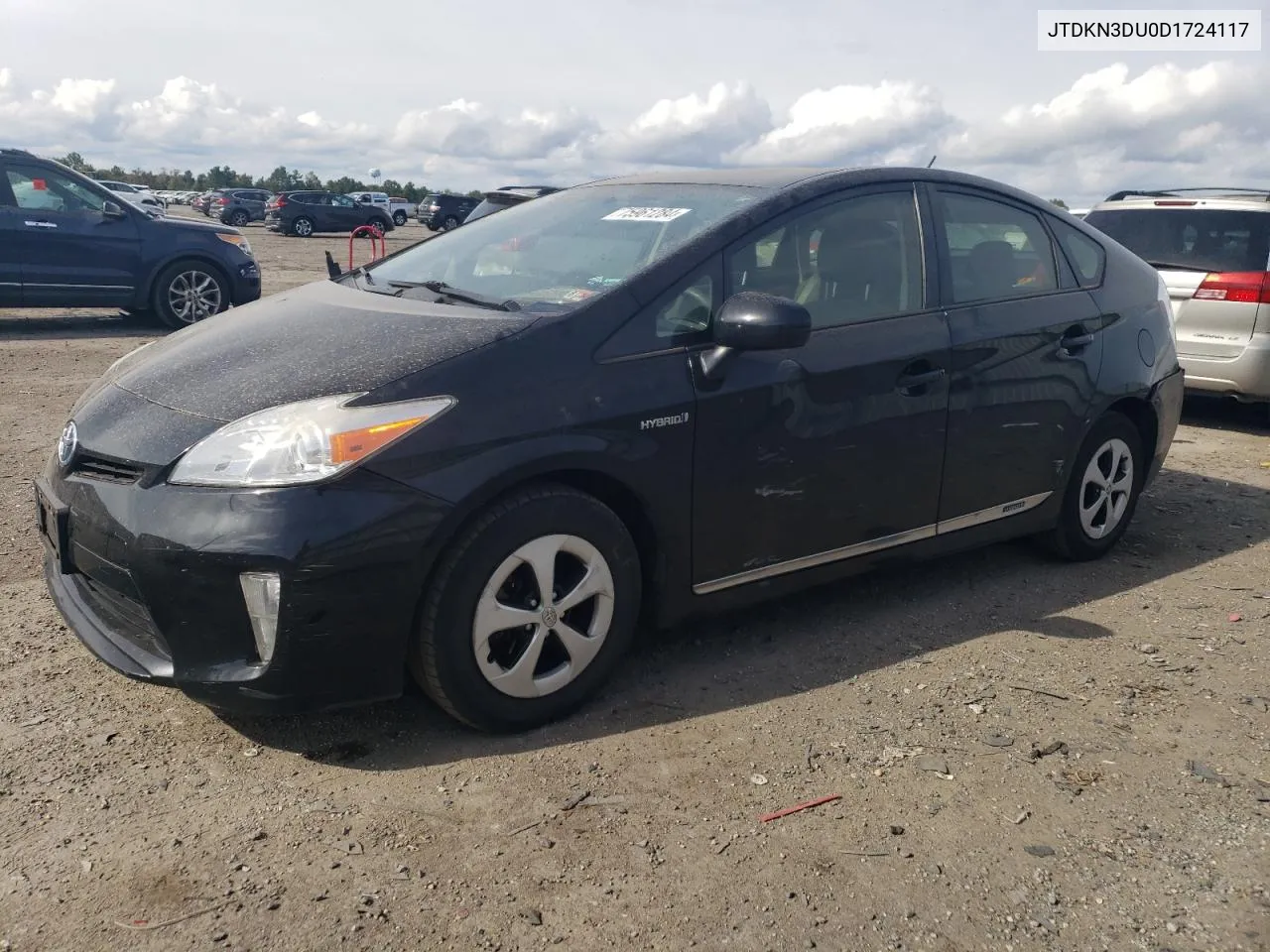 2013 Toyota Prius VIN: JTDKN3DU0D1724117 Lot: 75961284