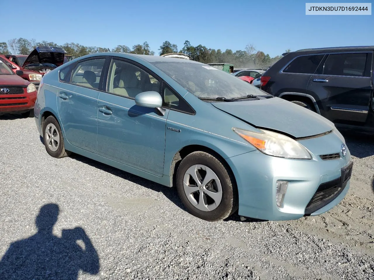 JTDKN3DU7D1692444 2013 Toyota Prius