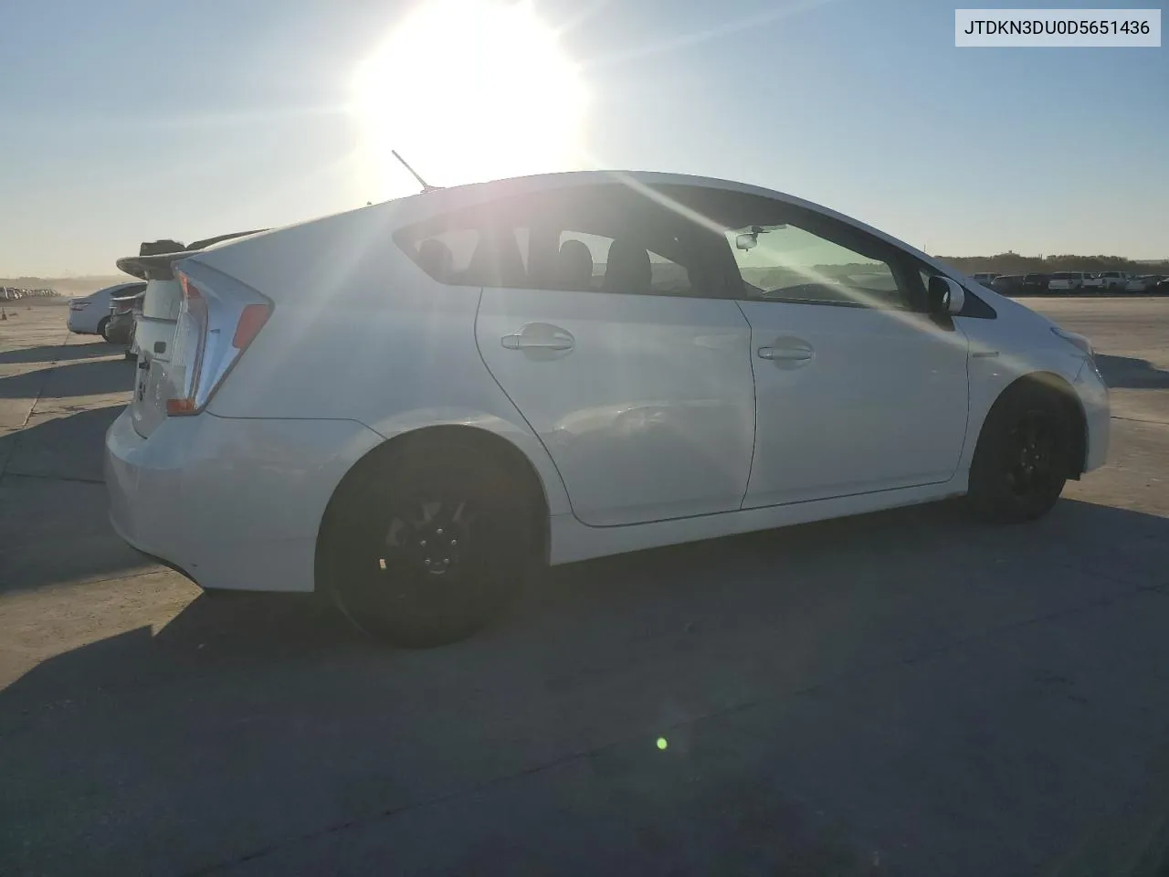 2013 Toyota Prius VIN: JTDKN3DU0D5651436 Lot: 76030384