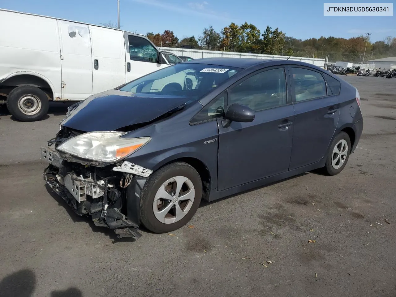 2013 Toyota Prius VIN: JTDKN3DU5D5630341 Lot: 76064534