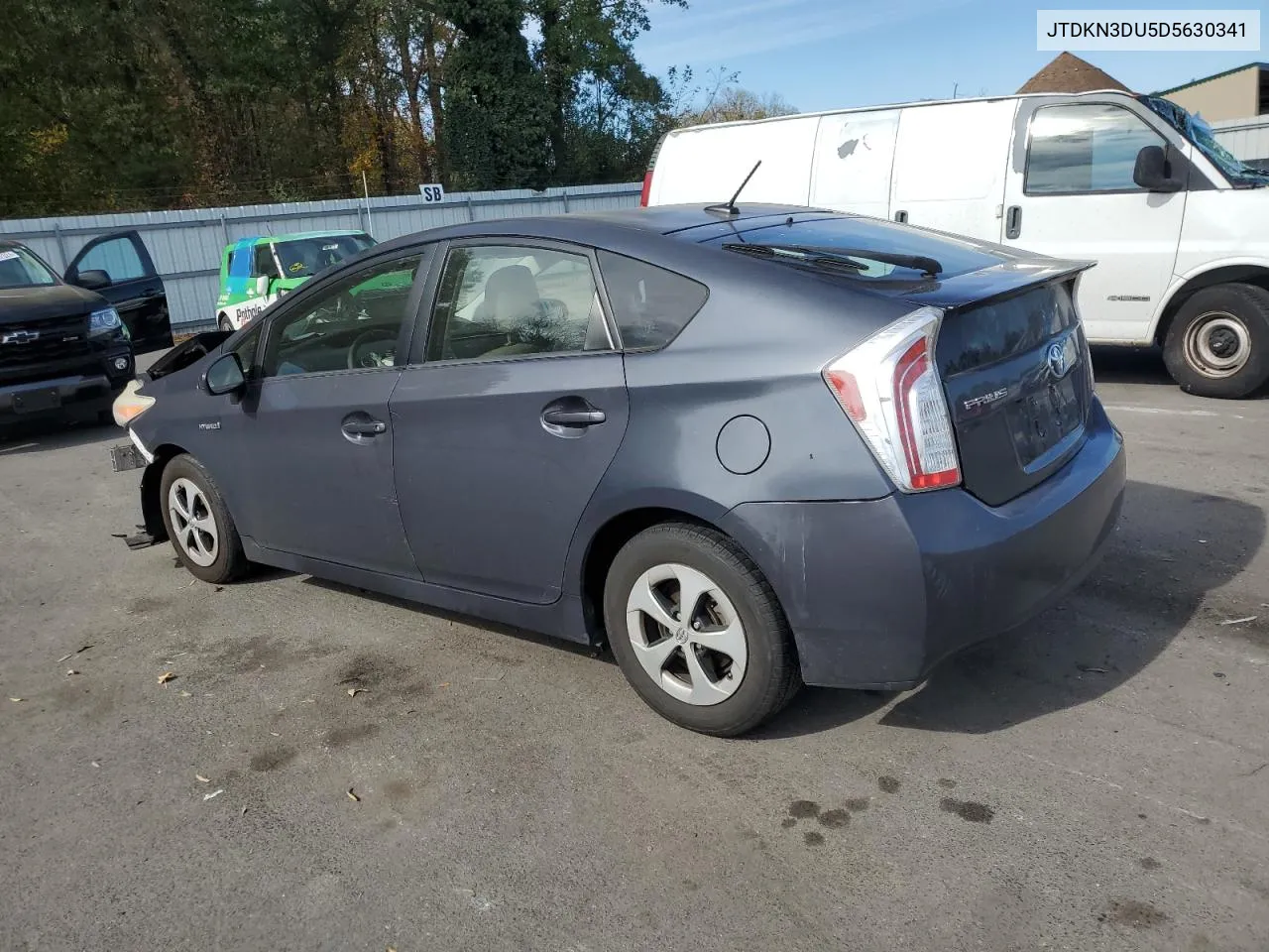 2013 Toyota Prius VIN: JTDKN3DU5D5630341 Lot: 76064534