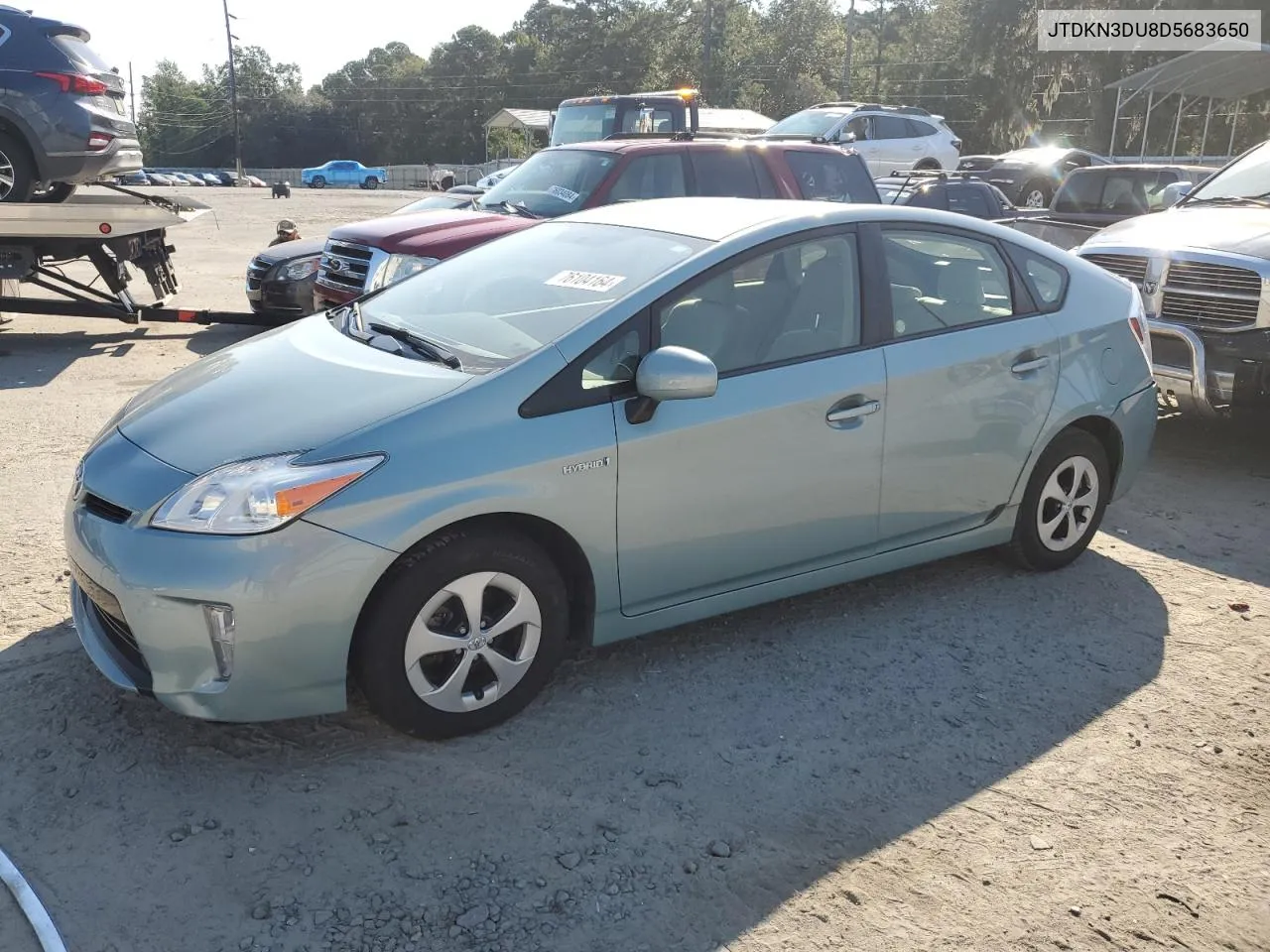 2013 Toyota Prius VIN: JTDKN3DU8D5683650 Lot: 76104164