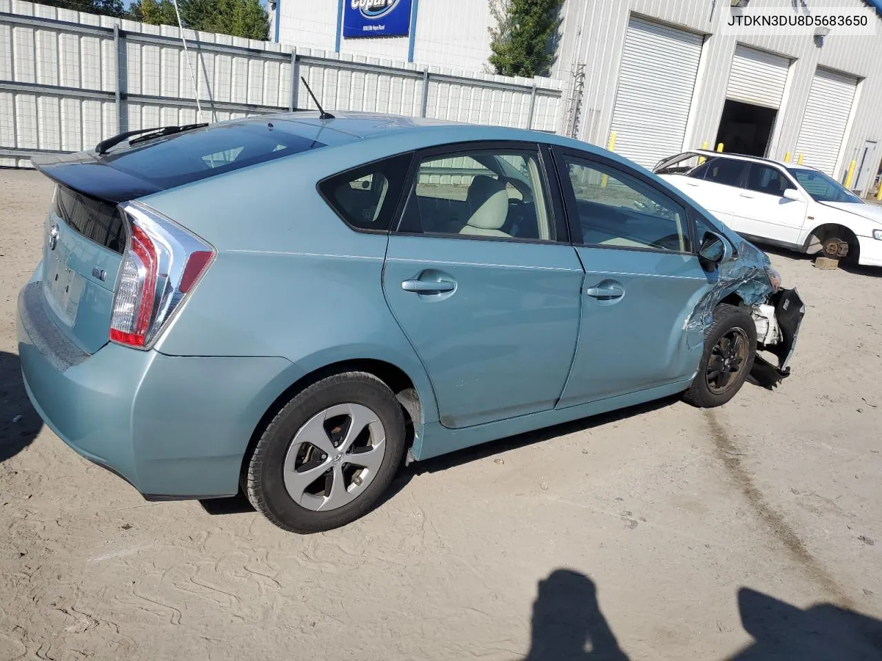 JTDKN3DU8D5683650 2013 Toyota Prius