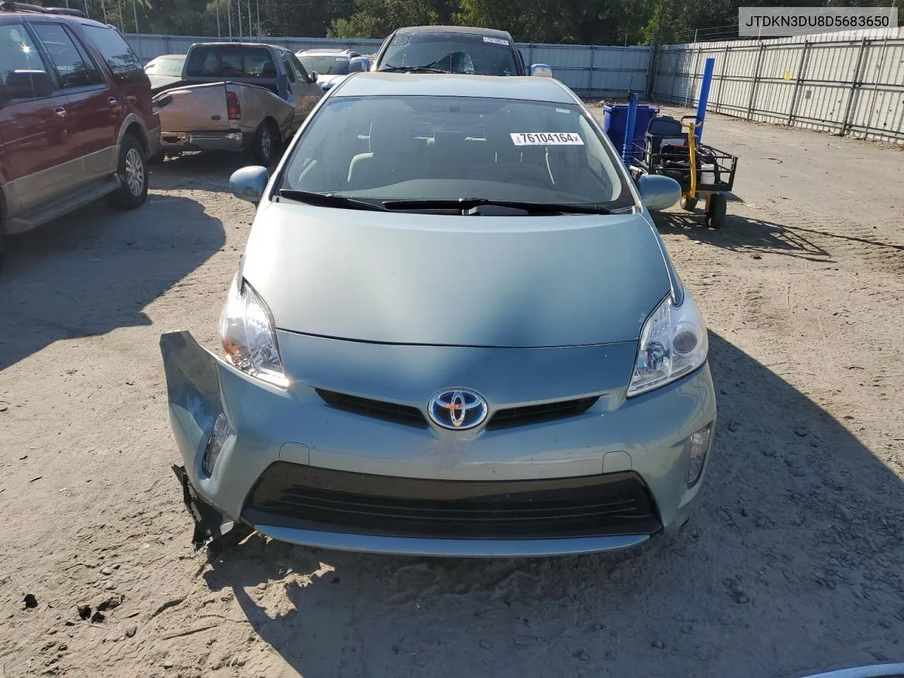 2013 Toyota Prius VIN: JTDKN3DU8D5683650 Lot: 76104164