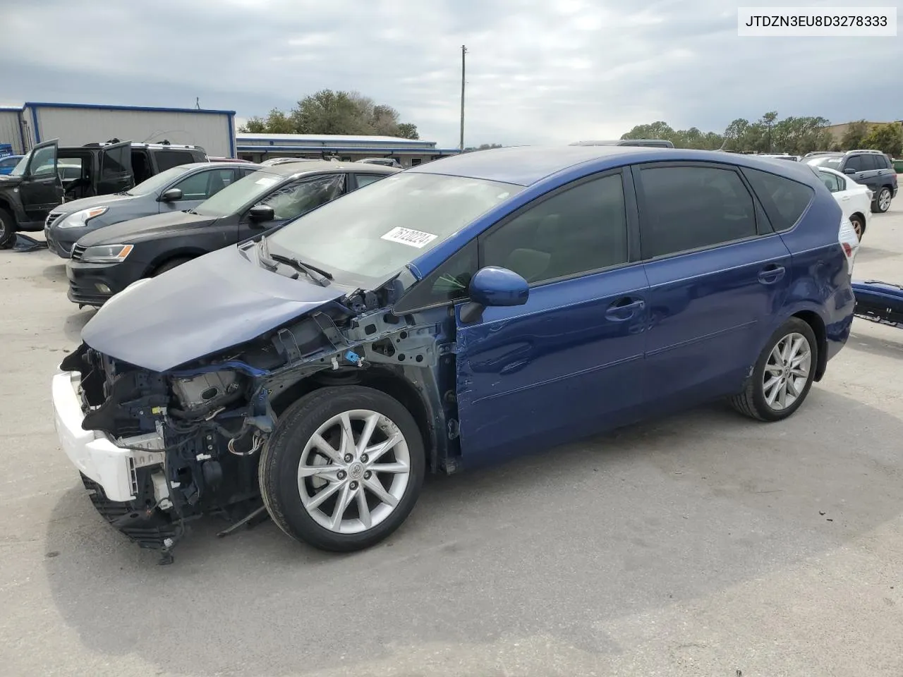 2013 Toyota Prius V VIN: JTDZN3EU8D3278333 Lot: 76120224