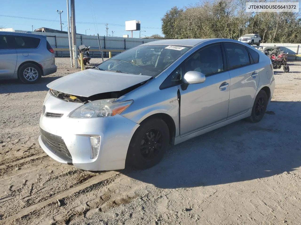 2013 Toyota Prius VIN: JTDKN3DU5D5641372 Lot: 76158024