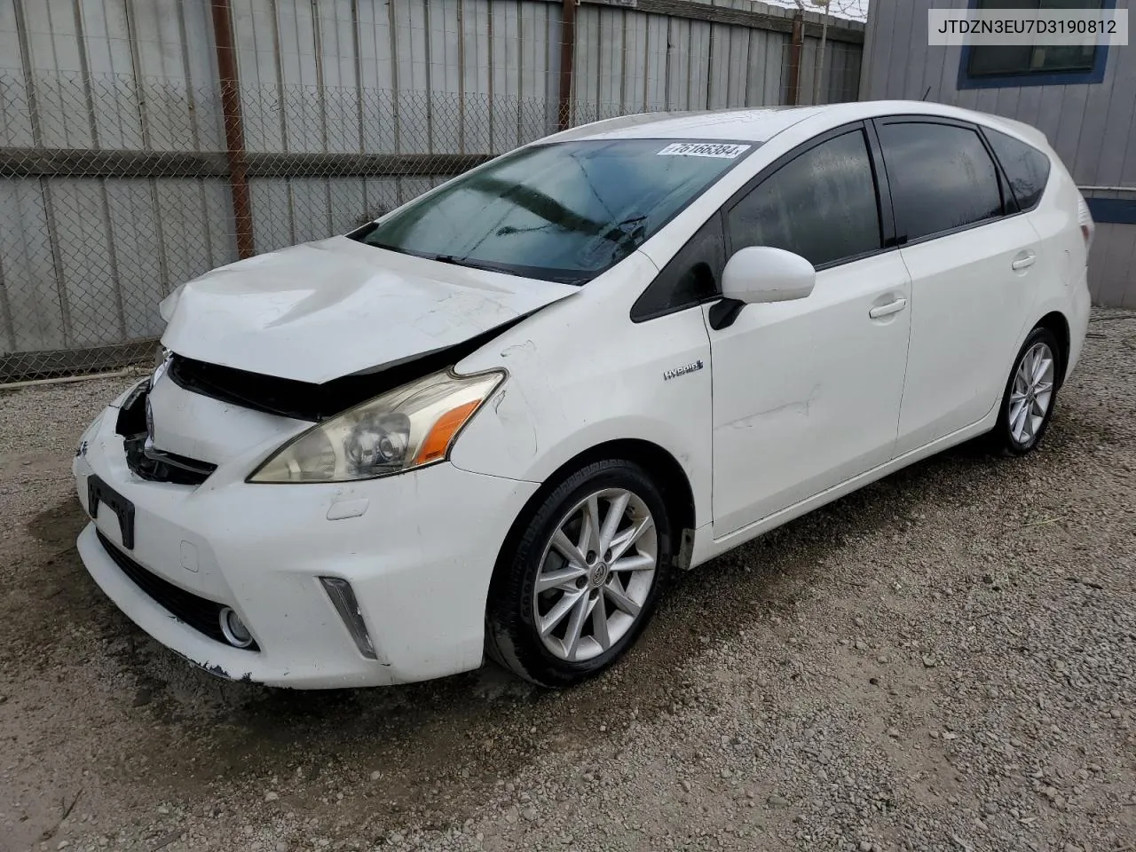 2013 Toyota Prius V VIN: JTDZN3EU7D3190812 Lot: 76166384