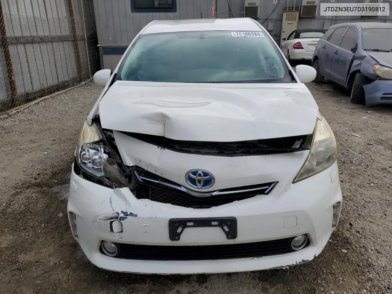 2013 Toyota Prius V VIN: JTDZN3EU7D3190812 Lot: 76166384