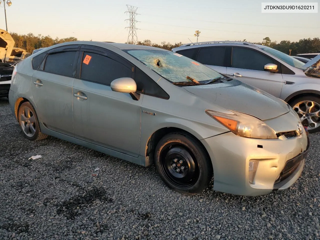 2013 Toyota Prius VIN: JTDKN3DU9D1620211 Lot: 76190784