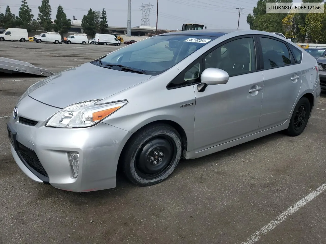 2013 Toyota Prius VIN: JTDKN3DU5D5592156 Lot: 76298384