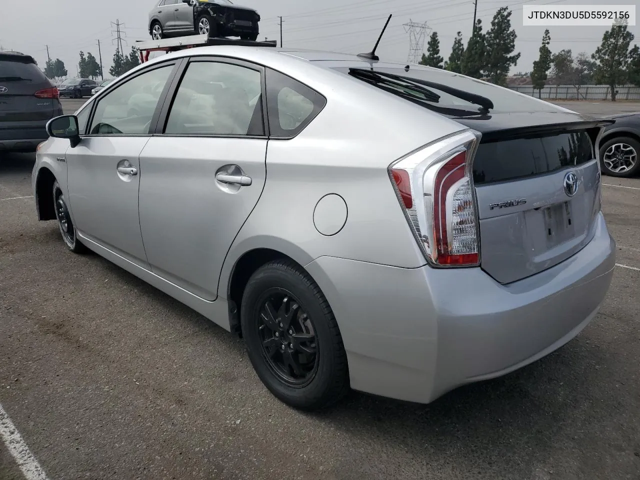 2013 Toyota Prius VIN: JTDKN3DU5D5592156 Lot: 76298384