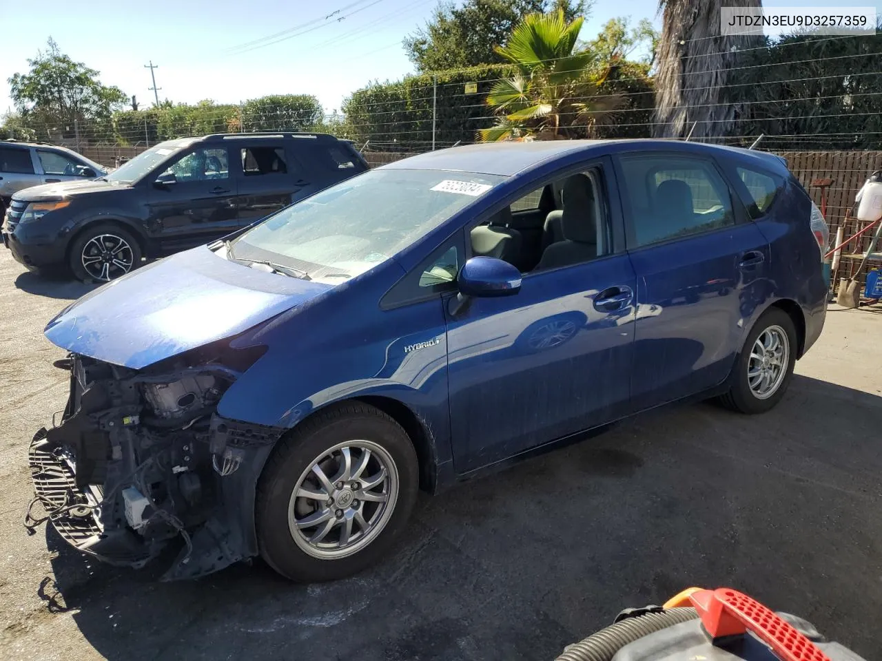 2013 Toyota Prius V VIN: JTDZN3EU9D3257359 Lot: 76323034