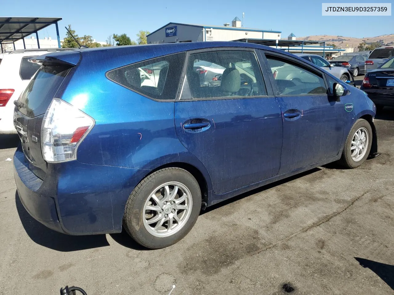 2013 Toyota Prius V VIN: JTDZN3EU9D3257359 Lot: 76323034