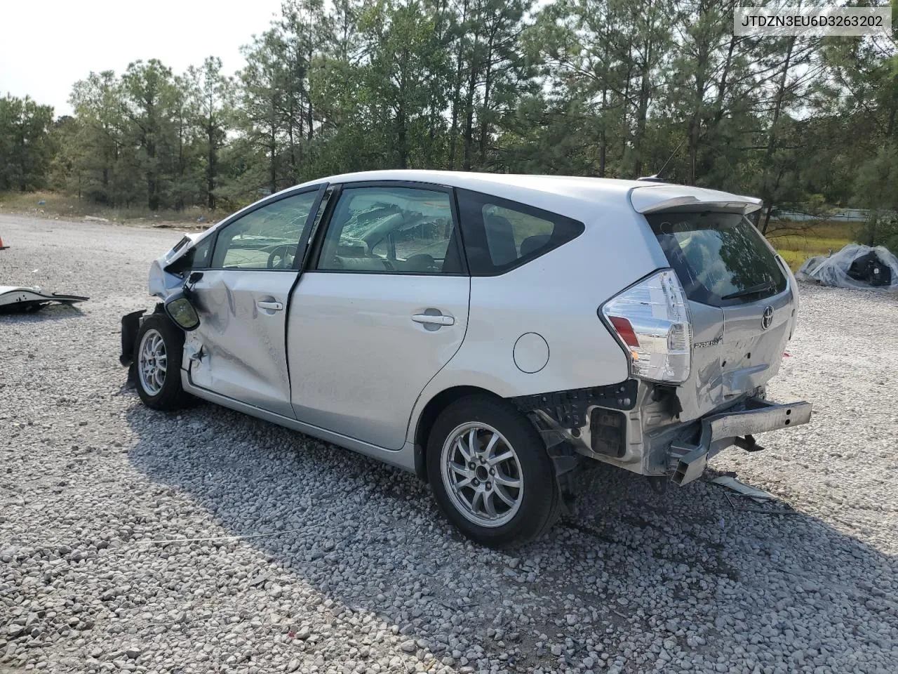 2013 Toyota Prius V VIN: JTDZN3EU6D3263202 Lot: 76354864